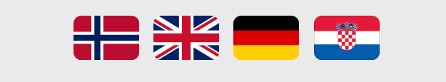German Croatian English Norwegian