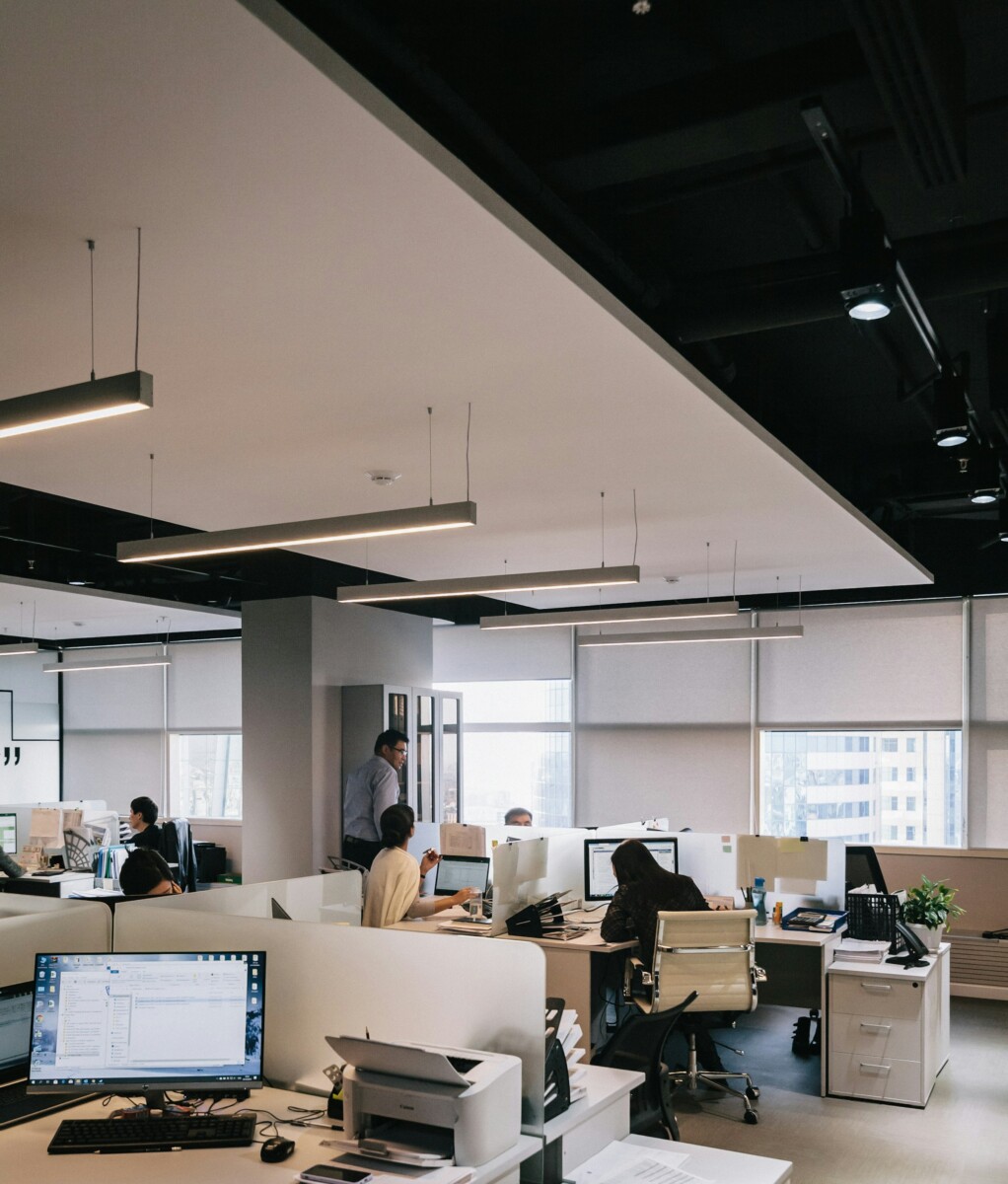 image of company working in office